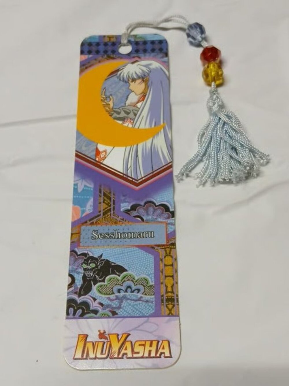 Inuyasha Sesshomaru Jewel Tassel Bookmark Viz Antioch 2005 RARE Sesshoumaru